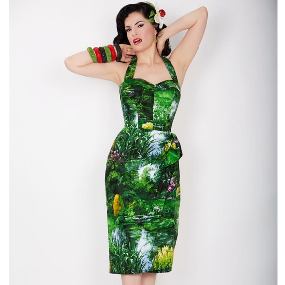 oasis animal print sundress